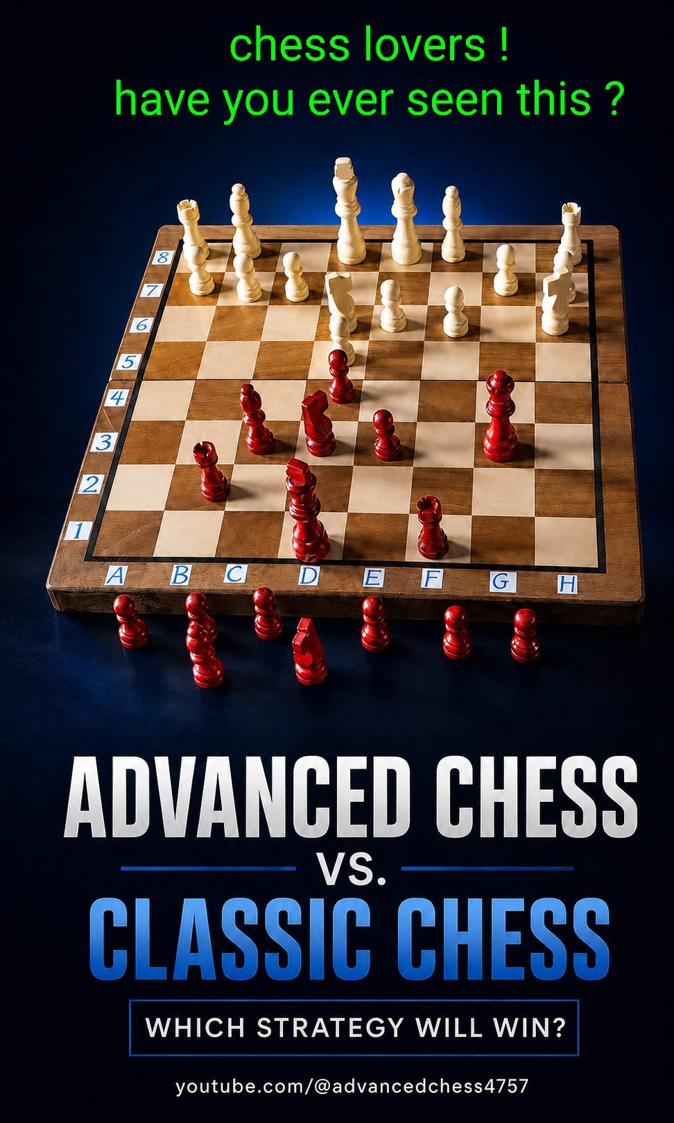 Sample Exoplanet Chess game position with pieces entering the board